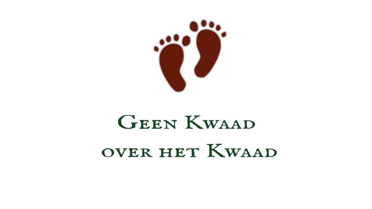 Geen kwaad over het kwaad
