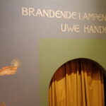 Engel met tekst "Brandende lampen in uwe handen"